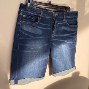 Juniors  Jean cuffed shorts